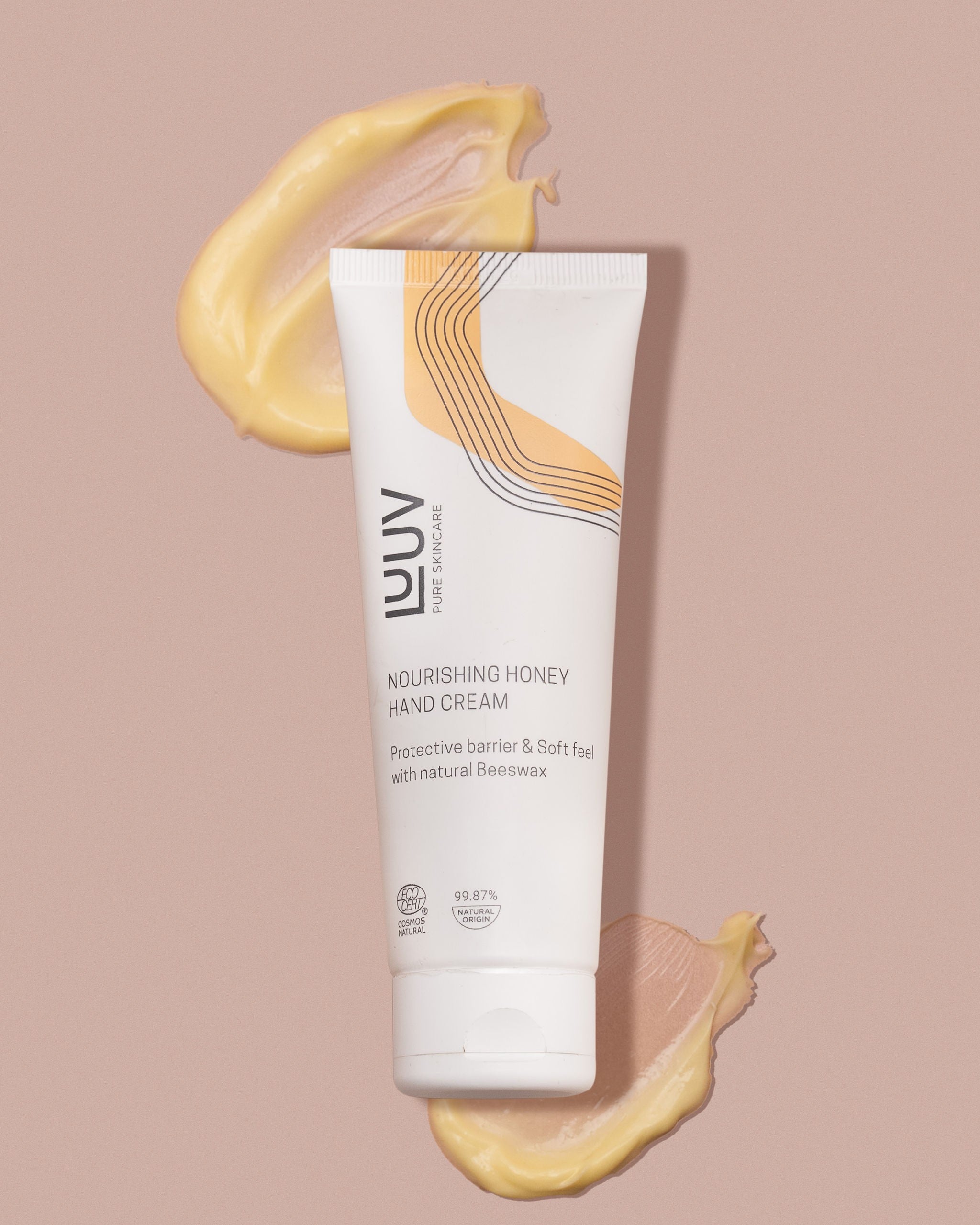 Nourishing honey hand cream COSMOS for dry cracked hands